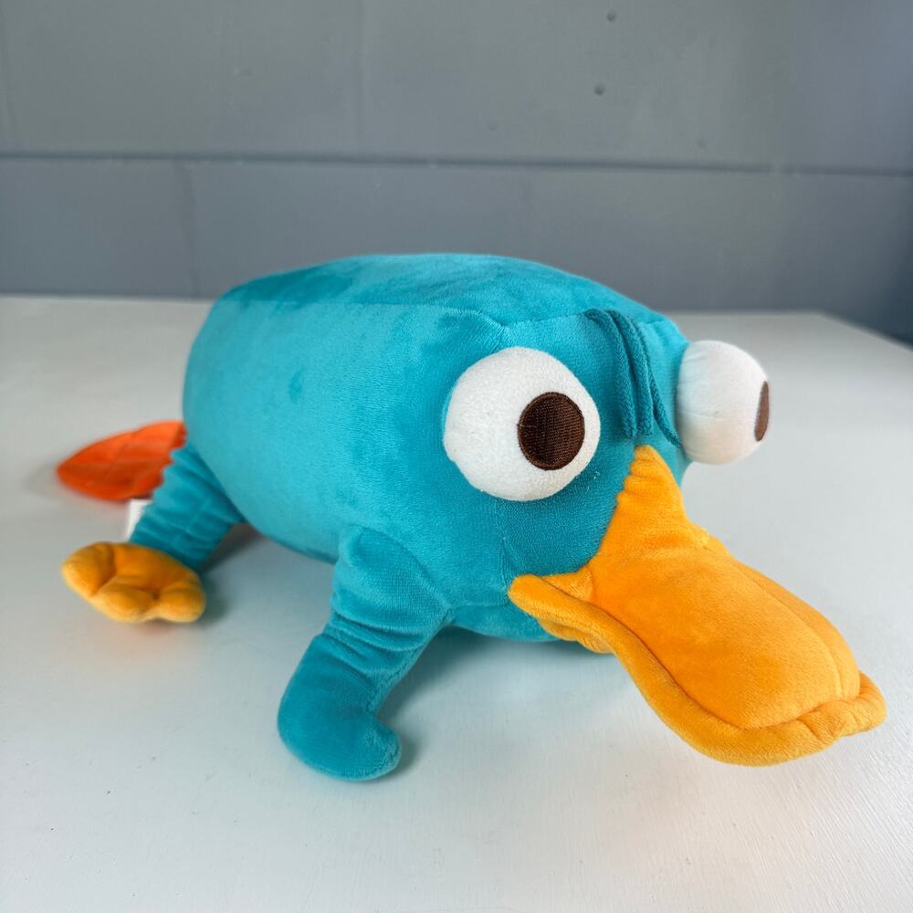 Disney Parks Perry the Platypus Plush Phineas and Ferb Stuffed Animal Toy